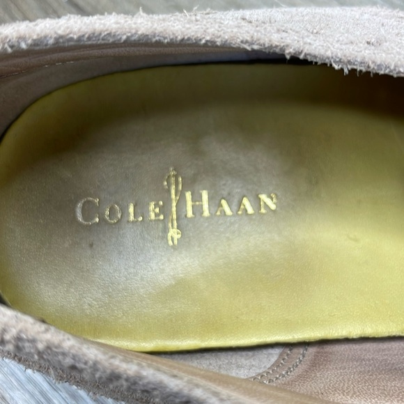 Cole Haan Lunargrand Women Brown Tan Lime Wingtip Oxford Shoes Size 9 1/2 - Picture 3 of 12
